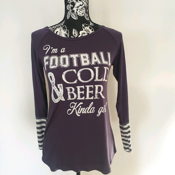 color bear Tops - "Football & cold beer"